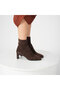 Danila Bitter Brown Suede Warm Lining Genuine Leather Women's Boots – Thick Heel 5.5 cm – Tpu Sole - 3