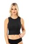 Women's Padded Bustier - Diving Fabric Back Detail Crop Top |