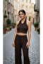 Women's White Textured Honeycomb Wrap Double Set