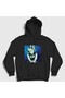 Unisex Black Debris Ayria Hooded Sweatshirt 602407Tt