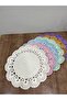 Hand Knitted Supla / American Service / Plate and Coaster Set of 6 - 2