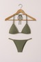 Gold Ring Detailed Triangle Bikini Set – Elvyn Gold |   Unassisted, Beachwear 2026 New Season - 5