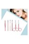18-Piece Professional Pedicure And Manicure Tool Kit Rose Gold - 5
