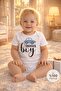 100% Cotton Dady's Boy Snap Fastener Unisex Baby Bodysuit