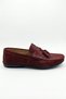 Men's Burgundy Suede Tasseled Loafer Moccasins – Laceless Slip-On Casual Classic Shoes