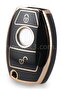 Nano High Quality Mercedes Benz a Series 2 Buttons Black Gold Auto Remote Control Case