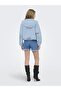 Women's Blue Onlcamılle Short Jacket Cc Otw Jacket 15361428-Softchamb - 5