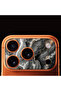 iPhone 17 Pro Max Full Coverage Camera Frame Protector with Patterned Print - Chrome-Mermer