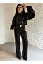 Women's Gold Buttoned Two-Piece Set - 5