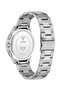 Mens Silver Tone Square Analog Watch - 3