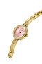 Ladies Yellow Gold Tone Round Analog Watch - 4