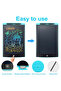 LCD Writing Tablet 12 Inch Digital Drawing Board for Kids, Colorful Doodle Board - 3