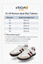 Daily White Unisex Children's Sneaker Lace-Up Lightweight Flexible Non-Slip Sole Stc1251 - 5