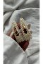 Women's Pearl Buckle Snap Buckle Mixed Imported Buckle Special Design Hair Accessory - 4
