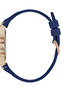 Ladies Blue Rose Gold Tone Multi-function Watch - 2