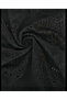 Black Scallop Detailed Side Gathered Crop Blouse, Short Sleeve Summer Women's Top, Black Lace Patterned Crop Blouse - 5