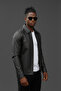 New Season High Quality Vintage Standard Fit Leather Jacket - 5