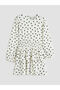Esvab • Modern & Distinctive Zero Roba Collar Polka Dot Girls' Dress