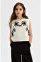 Limi̇ Girl's Soft Flexible Structured Jacket, Trousers, Woven Blouse 3-Piece Set - 4