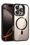 Matrixzn iPhone 16 Pro Cover with Remim Lens and Magsafe Stand (234728) - Black