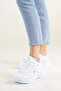 Women's White Sneakers | High-Soled Daily Sneakers, Thick-Soled Trend Casual - 4