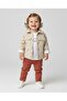 Girl's Holiday Set with Linen Jacket and Trousers, 3-Piece Holiday Set, 0-6 Years Old, Stylish Combination