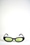Gc Black Frame Green Glass Sunglasses - 7