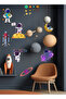 Space Astronaut Kids Room Wall Sticker Rocket Planet Baby Kids Room Decorative Wall Ornament - 2