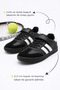 Daily Black and White Unisex Children's Sneaker with Laces, Lightweight, Flexible, Non-Slip Sole Stc1251 - 5