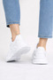 Women's White Sneakers | High-Soled Daily Sneakers, Thick-Soled Trend Casual - 5
