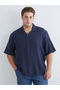 Timeless Clothing & Timeless Choices Large Size Cuban Roba Collar Short Sleeve Muslin Men's Shirt - 2