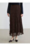 Elastic Waist Chiffon Skirt - 3