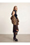 Lace Detailed Asymmetrical Cut Satin Skirt