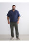 Timeless Clothing & Timeless Choices Large Size Cuban Roba Collar Short Sleeve Muslin Men's Shirt - 3