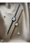 Öztel Vintage Minimalist Metal Cord Vintage Women's Wristwatch Silver Small - 5