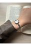 Öztel Vintage Minimalist Metal Cord Vintage Women's Wristwatch Square - 4
