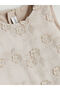 Peak New Season Crew Neck Floral Embroidered Girls' Dress - 2
