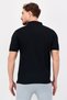Men Sportswear Fit Short Sleeve Outdoor Polo Shirt, Black - 3