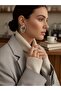 Women's Design Mng Ring Knot Silver Color Silver Earrings - 4