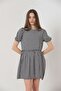 Black Crew Neck Dress |   Vmd1924 - 4