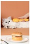 Cat and Dog Hair Collection and Removal Brush with Automatic Cleaning Button, Hamburger Shaped - 3