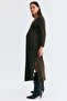 MAMA Tie-belt jersey dress