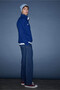 Flexible Waisted Barrel Fit Dark Blue Men's Jean Trousers F8996Ax/Nm34 - 2