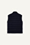 Slim Fit High Collar Lined Seasonal Vest with Zipper Pockets D7536Ax25Au - 6