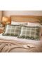 Ruffled Pillowcase Set of 2 Single Size 100% Organic Cotton 50X70 cm with 8 Different Pattern Options - 3
