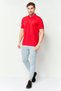 Men Sportswear Fit Short Sleeve Outdoor Polo Shirt, Red - 2