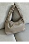 Soft Leather Look, Drawstring Strap, Casual, Stylish, Mink Women's Shoulder Bag En35 Length20 - 5