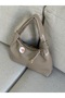 Soft Leather Look, Drawstring Strap, Casual, Stylish, Mink Women's Shoulder Bag En35 Length20 - 4
