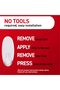 ™ Medium Clear Hooks with Clear Strips - 8