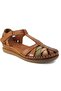 25033540 Women's Genuine Leather Closed-Front Anatomical Sole Daily Sandals - 5
